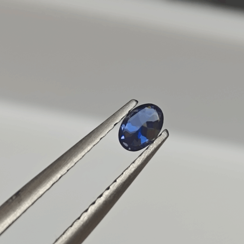 Benitoite .27 CT. Oval Faceted Gemstone - Image 14