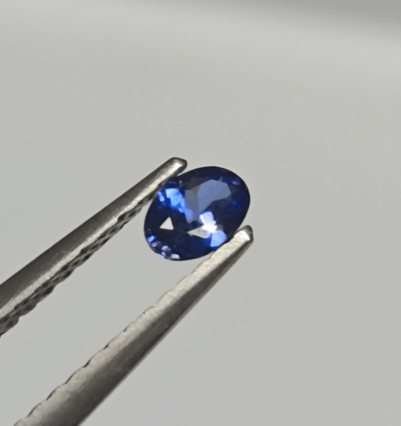 Benitoite .27 CT. Oval Faceted Gemstone